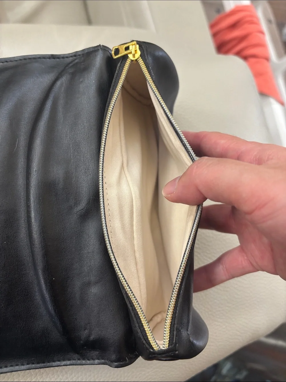 Balenciaga compact leather